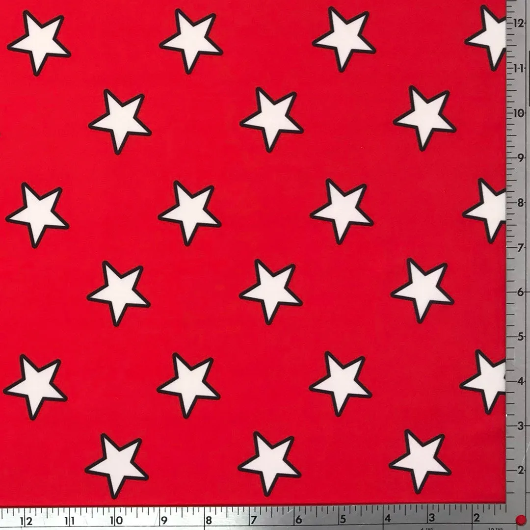 Seussy Stars Printed Spandex | Blue Moon Fabrics