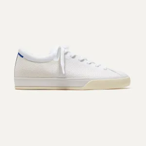 The Lace Up Sneaker - Bright White