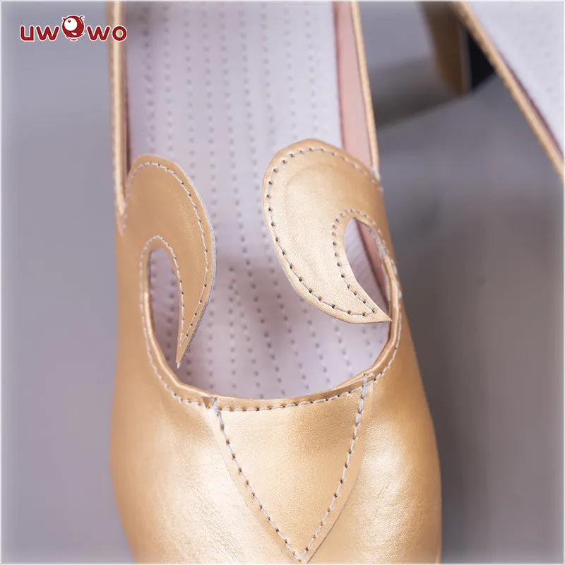 Uwowo Game Genshin Impact Mona Megistus Cosplay Astral Reflection Cosplay Shoes