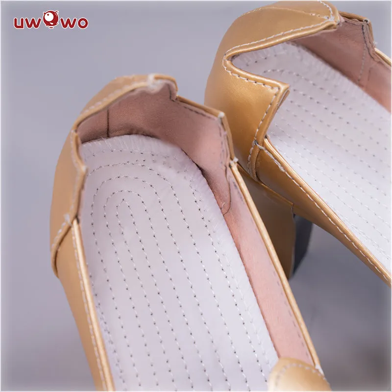 Uwowo Game Genshin Impact Mona Megistus Cosplay Astral Reflection Cosplay Shoes