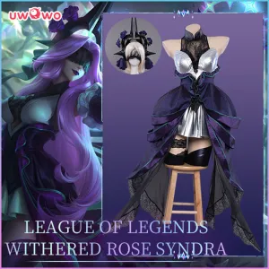 Uwowo Game League of Legends Withered Rose Syndra Cosplay Plus Size Costume