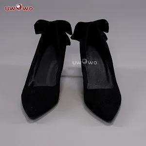 Uwowo V Singer Megurine Rascal Collab Witch Gothic Cosplay Shoes