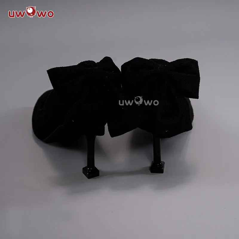 Uwowo V Singer Megurine Rascal Collab Witch Gothic Cosplay Shoes