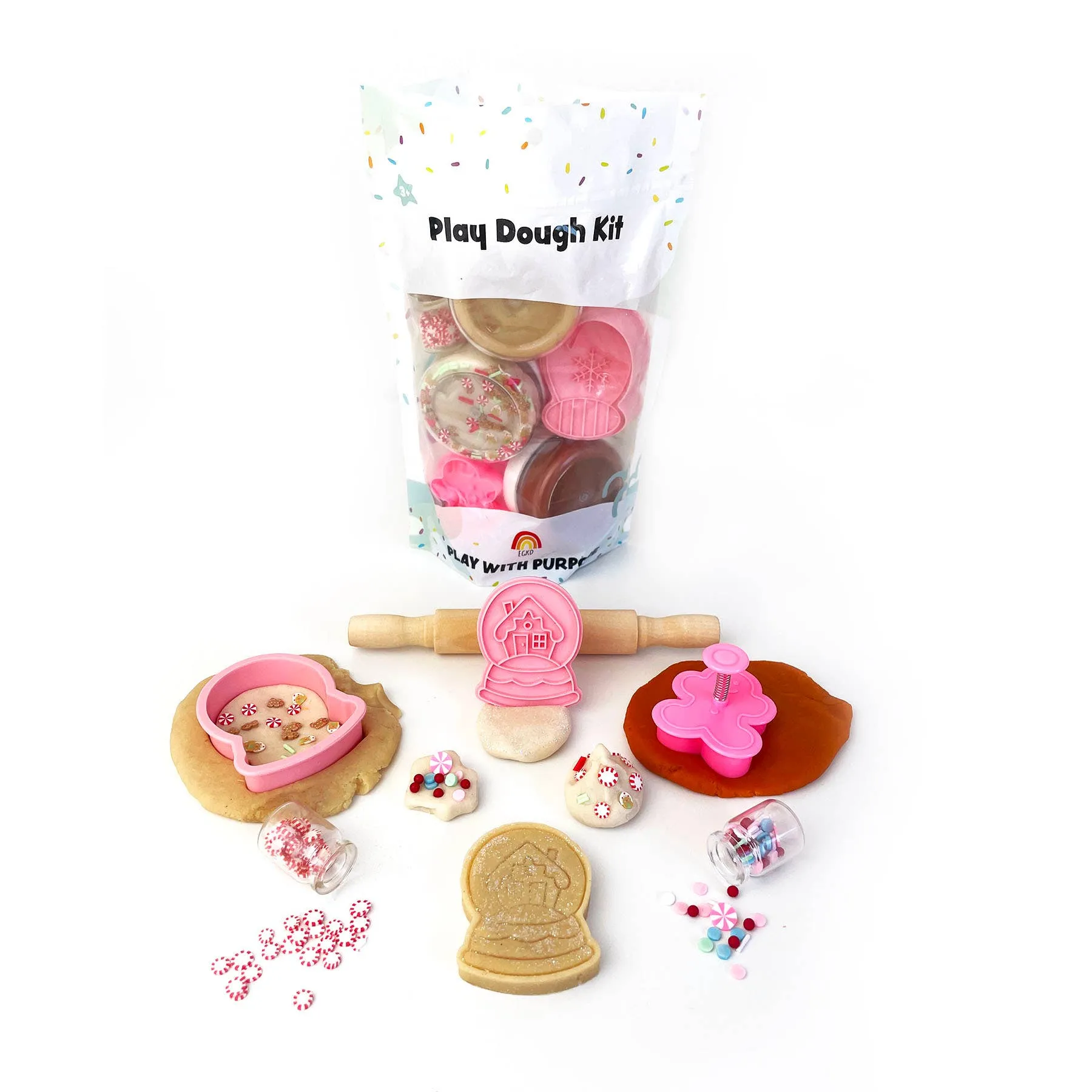 Winter Cookies Sensory Play Dough Play Kit